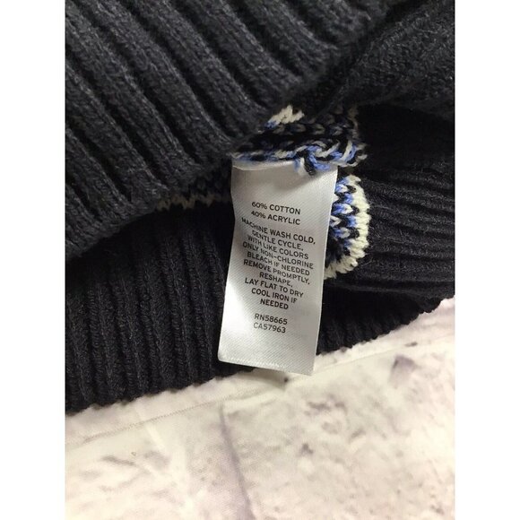 TREASURE & BOND Kids V-neck Crop Sweater In Ivory Dove Pop Leopard Size Medium - Picture 4 of 4